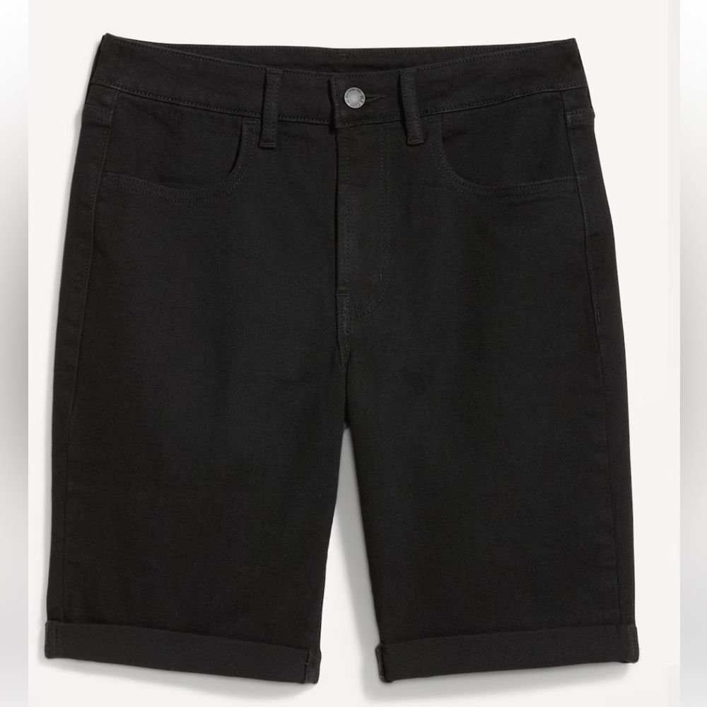 NWT!! WOW Jean Shorts Black